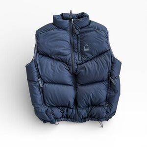 Vintage Y2K Sierra Designs Black Goose Down Puffer Vest Size Large